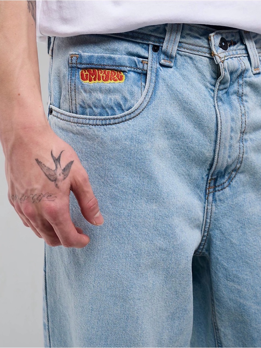 EMPYRE Relaxed Slouchy Skate Street Jean Y2K Grunge 90’s Unisex Junior SZ 25